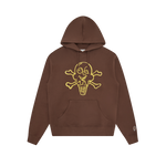 CONES AND BONES POPOVER HOOD - BROWN