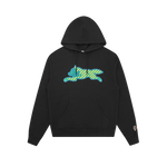 RUNNING DOG POPOVER HOOD - BLACK