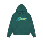 RUNNING DOG POPOVER HOOD - GREEN