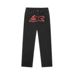 RUNNING DOG DENIM PANT - BLACK