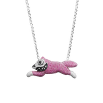 ICECREAM x GHOST NECKLACE RUNNING DOG SILVER 925