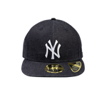 BILLIONAIRE BOYS CLUB x YANKEES OG DENIM LOW PROFILE FITTED CAP - INDIGO