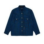 WOOL OVERSHIRT - BLUE