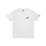 SMALL RUNNING DOG LOGO T-SHIRT - WHITE